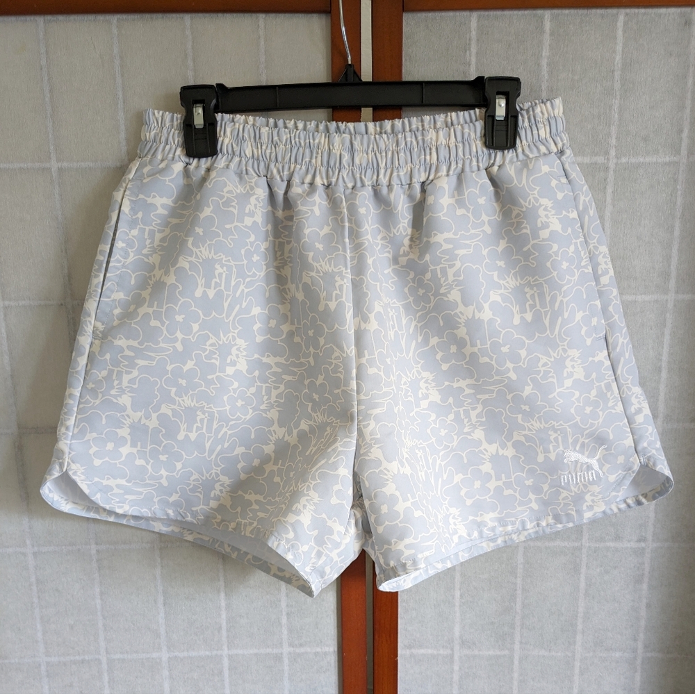 Puma summer resort twill shorts floral print